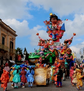 carnevale, maschere, carro, colori, castello, costumi